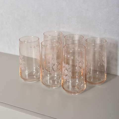 Pack x6 Vasos Romance Salmon