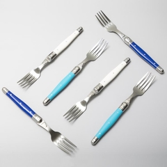 Set Tenedores Azul Laguiole x6 Piezas