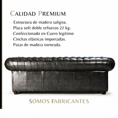 Sofa Chesterfield Cuero - comprar online