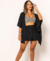 Max Kimono + Short Preto