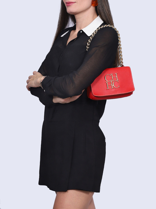 Bolsa Carolina Herrera CH Chain Shoulder - comprar online