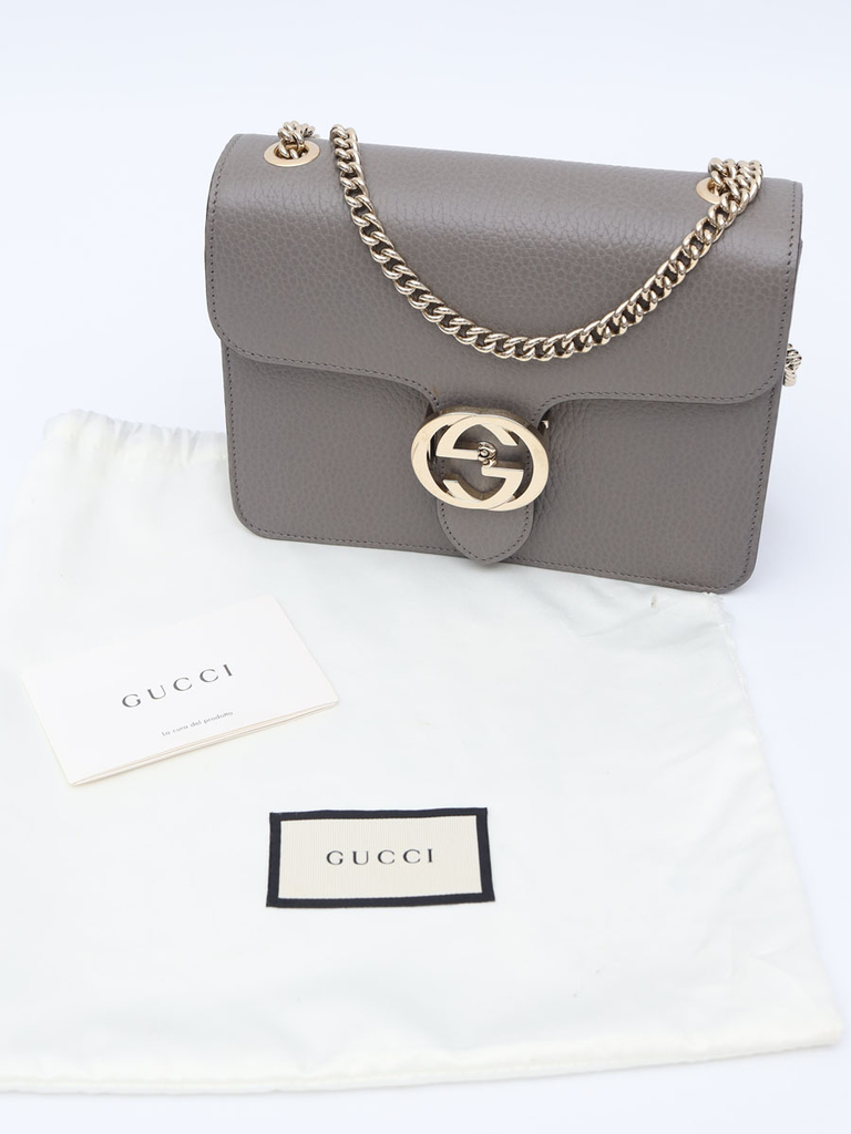 Bolsa Gucci Interlocking G Média - Paris Brechó