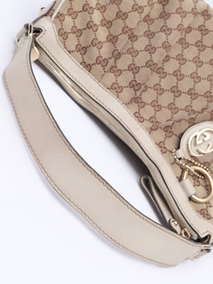 Gucci Beige/White Sukey Shoulder - Paris Brechó