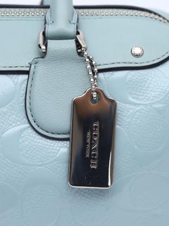 Bolsa Coach Bauletto Patent Blue Crossbody - comprar online