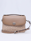 Coach Signature Flap Leather Crossbody