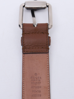 Cinto Gucci Bamboo Buckle Tam 90 - loja online