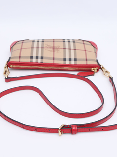 Burberry Haymarket Check Coated Crossbody