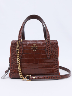 Bolsa Tory Burch Kira Embossed Small Satchel