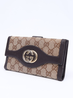 Carteira Gucci GG Monogram Large - loja online