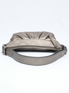 Bolsa Coach Metallic Gray Leather - comprar online