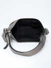 Bolsa Coach Metallic Gray Leather na internet