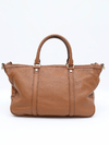 Bolsa Coach Medium Brown Leather - Paris Brechó