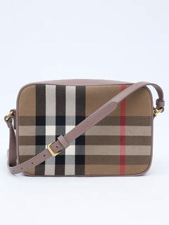 Bolsa Burberry Check Camera Bag - comprar online