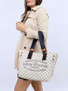 Bolsa Louis Vuitton Damier Azur Beach Cabas