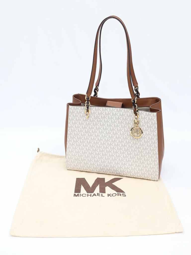 Bolsa Michael Kors Signature JetSet White