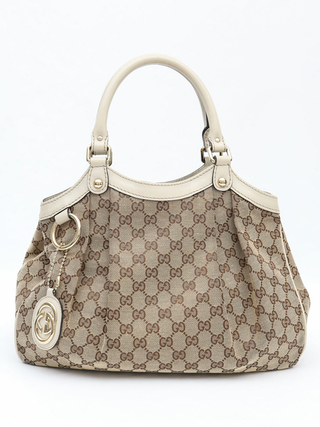 Bolsa Gucci Sukey White/Bege