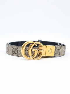 Cinto Gucci GG Canvas Dupla Face - TAM 90