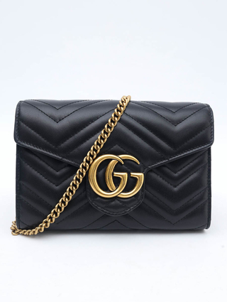 Bolsa Gucci Marmont GG Preta - comprar online