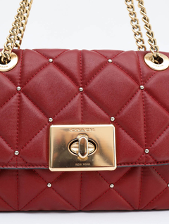 Bolsa Coach Matelassê Flap Crossbody na internet