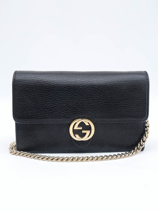 Bolsa Gucci Chain Wallet Interlocking