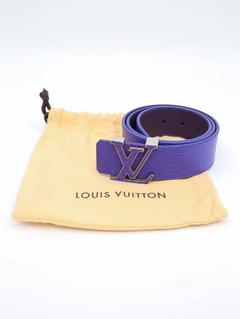Cinto Louis Vuitton EPI Initiales - Tam 80 na internet