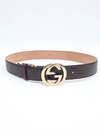 Cinto Gucci Interlocking Buckle - TAM 95 na internet