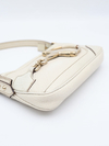 Clutch Gucci Horsebit Leather White - loja online