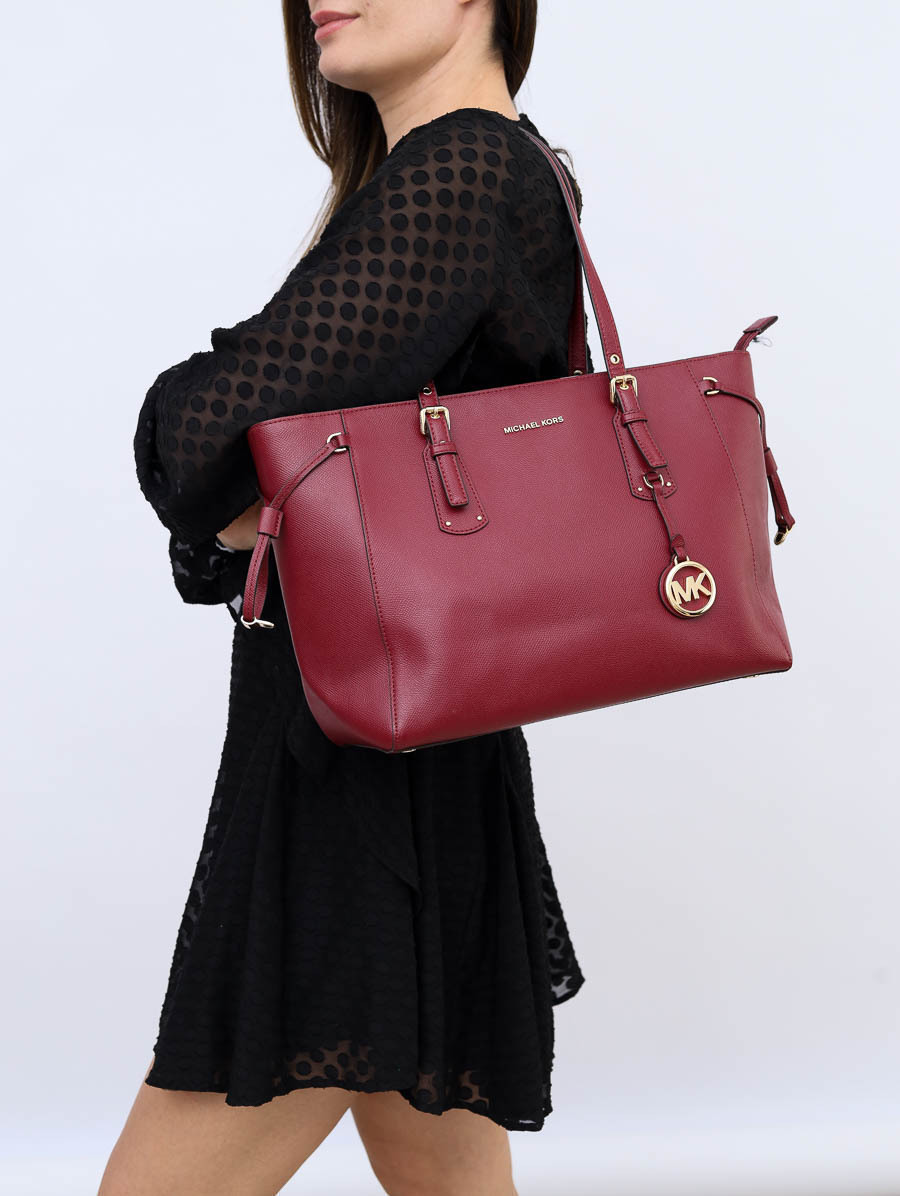 Bolsa Michael Kors Tote Bag Bordo Paris Brecho