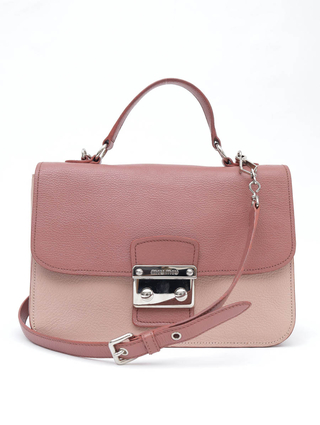 Bolsa Miu Miu Madras Bicolore Orchidea+Ant