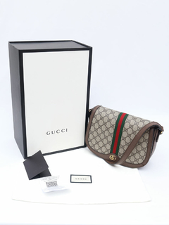 Gucci Supreme Web Small Ophidia Flap
