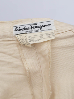 Calça de Linho Salvatore Ferragamo - Paris Brechó