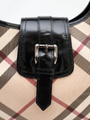 Burberry Nova Check Canvas Brook Hobo