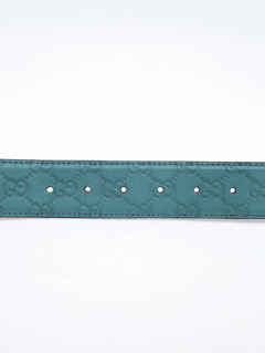 Cinto Gucci Interlocking Buckle Verde - TAM 90 - Paris Brechó