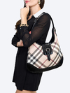 Burberry Nova Check Canvas Brook Hobo - comprar online