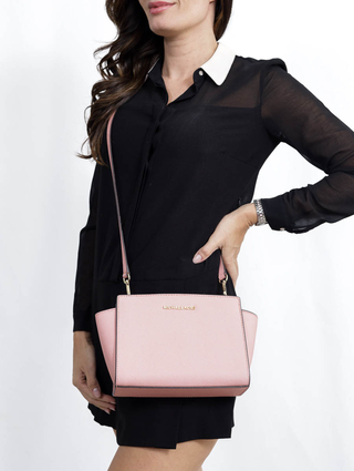 Bolsa Michael Kors Pink Leather Crossbody - comprar online