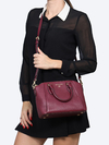 Bolsa Michael Kors Wine Leather Crossbody - comprar online