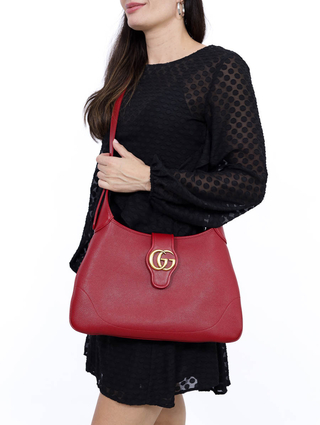 Bolsa Gucci Aphrodite Média Vermelha - comprar online