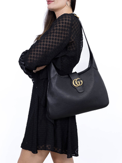 Bolsa Gucci Aphrodite Média Preta - comprar online