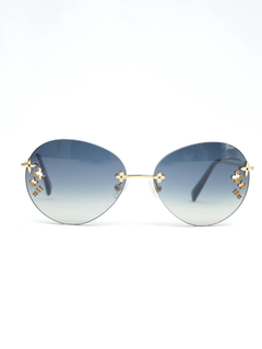 Óculos Louis Vuitton Azul Rimless Desmayo - comprar online
