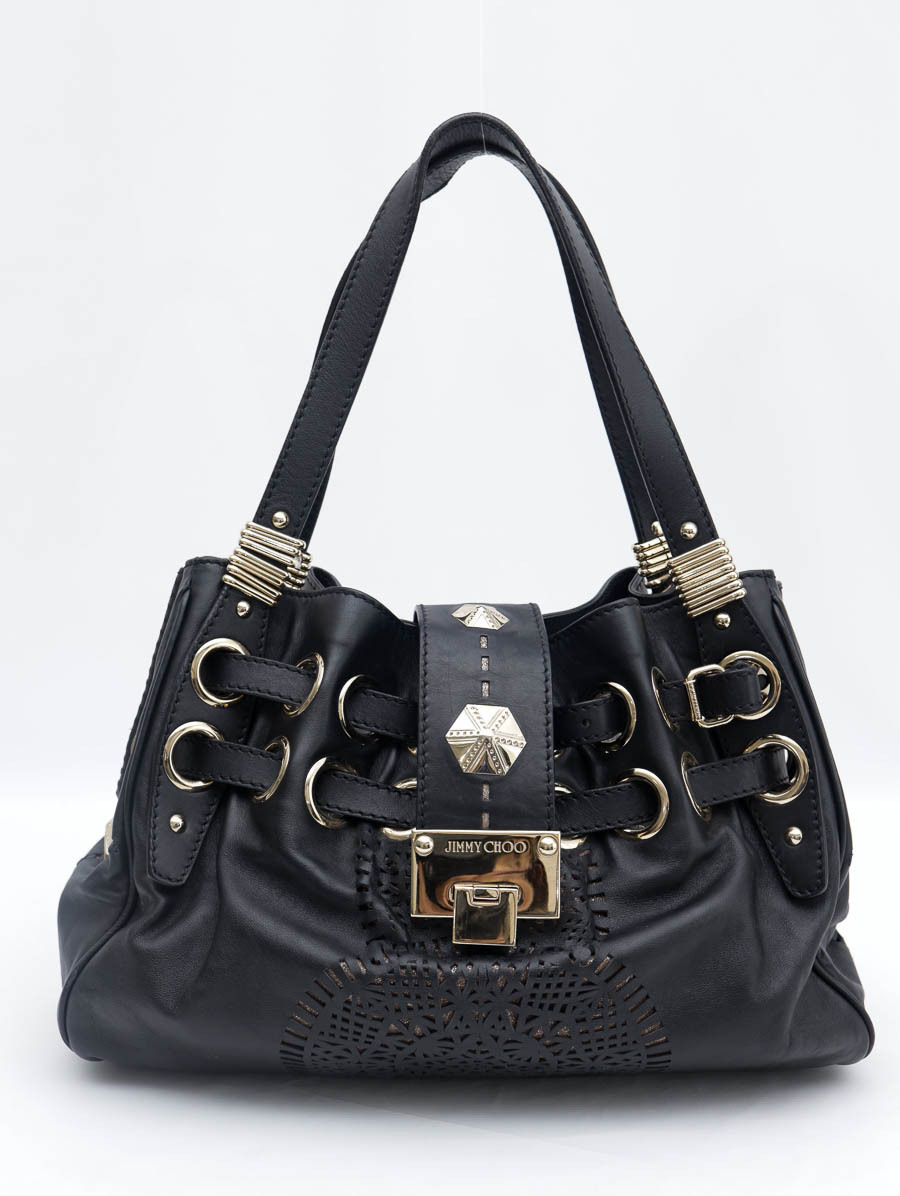 Bolsa Jimmy Choo Ramona Preta Paris Brecho