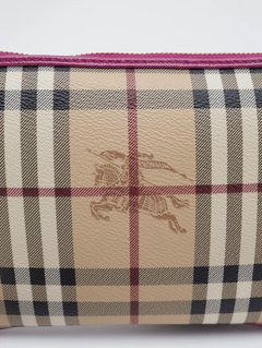 Burberry Haymarket Check Coated Crossbody