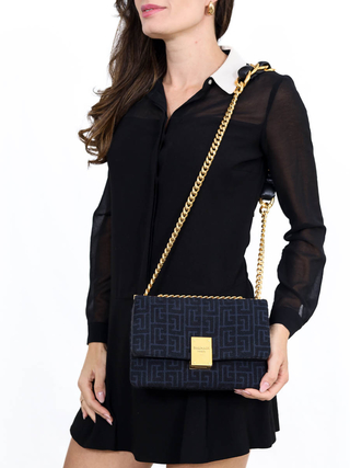 Bolsa Balmain Jacquard Monograma 1945 - comprar online