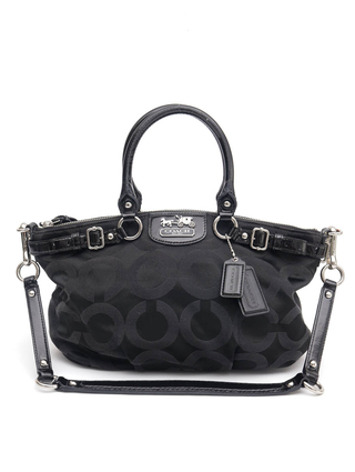 Bolsa Coach Sophia Madison Canvas Preta