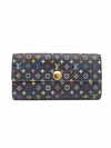 Carteira Louis Vuitton Black Multicolore