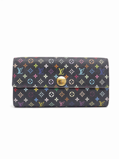 Carteira Louis Vuitton Black Multicolore