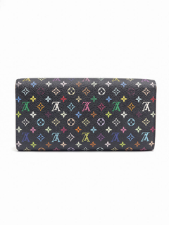 Carteira Louis Vuitton Black Multicolore na internet