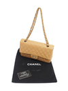 Bolsa Chanel Lambskin Bege Duble Flap - loja online