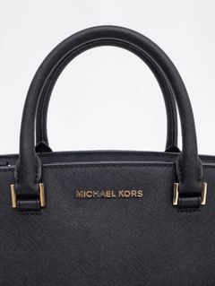 Bolsa Michael Kors Selma Black Leather