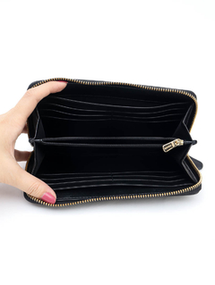 Carteira Coach Accordion Zip Wallet na internet