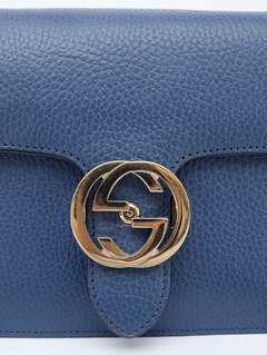 Bolsa Gucci Interlocking Medium Azul na internet